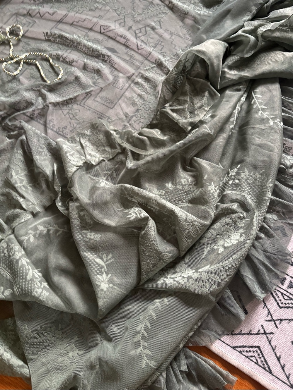 Lace curtain panels